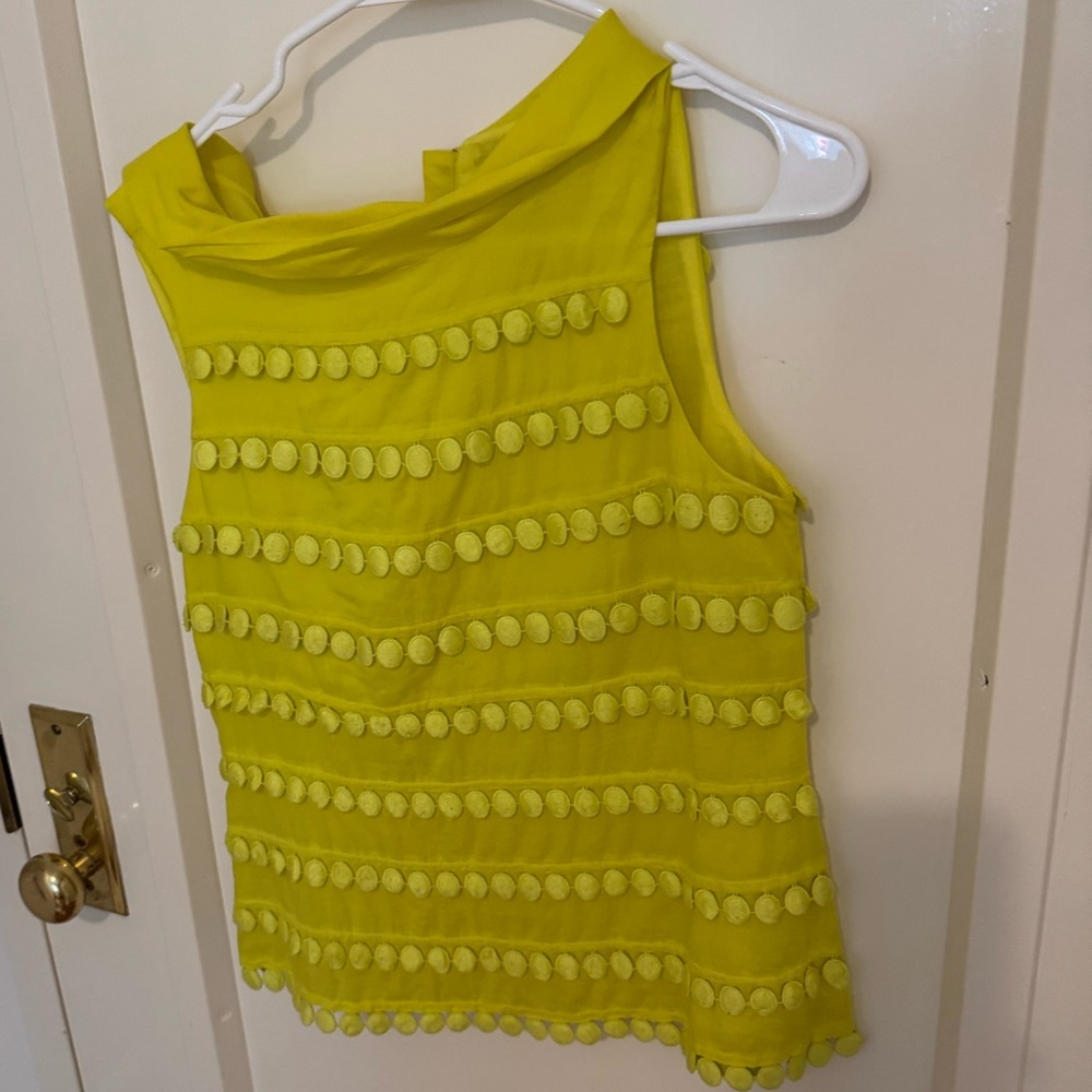 J. Crew Vibrant Yellow Tank Top